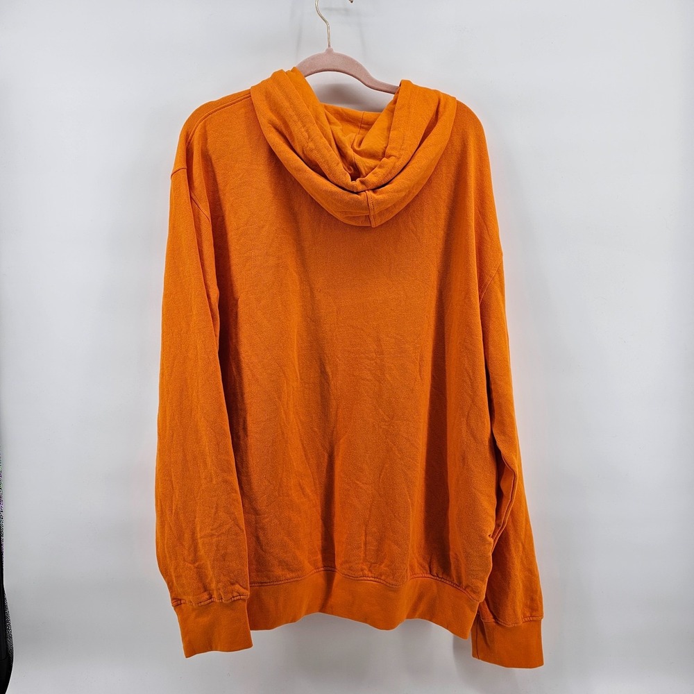 NWT Men's Born Fly Orange Graphic Hoodie Tangerine Pockets Size 3XL - Picture 2 of 8